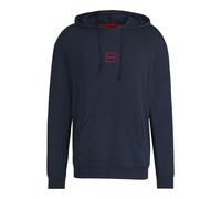 HUGO Herren Kapuzenpullover Loungewear Homewear Laze Hoodie, Farbe:Dunkelblau, Artikel:-405 Dark Blue, Größe:2XL