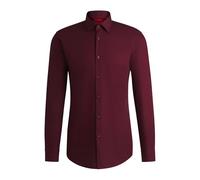 Hugo Herren Kenno Slim-Fit Hemd aus bügelleichter Baumwoll-Popeline