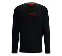 Hugo Sweatshirt Laze Longsleeve Regular Fit Rundhals Schwarz M