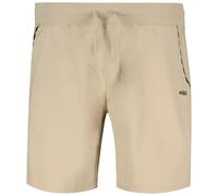 Sweatshorts HUGO UNDERWEAR "NOAH", Herren, Gr. L (52), N-Gr, beige (beige overflow 923), Sweatware, Obermaterial: 61% Baumwolle, 34% Modal, 5% Elasthan, normal, Hosen Sweatshorts (72504457-L) beige ov
