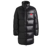 HUGO Wasserabweisende Daunenjacke mit Logo-Detail - Style Magnus2242_IN, 50536317 Schwarz M