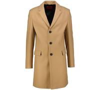 HUGO Herren Mantel aus Schurwoll-Mix MIGOR2541, beige, Gr. 48