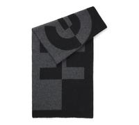 HUGO Herren Martyn 40 * 180 Schal aus Woll-Mix mit Stack-Logo