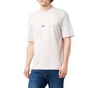 Hugo Blue Regular Fit T-Shirt aus reiner Baumwolle Modell 'Niereos' in Flieder, Größe S