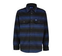 HUGO Herren Overshirt mit Wolle EBOLT Oversize Fit, blau, Gr. M