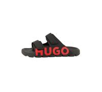 HUGO Herren Pantoletten EVANDER_SAND_LG, schwarz, Gr. 41EU