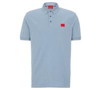 HUGO Herren Polo-Shirt - Dereso232, Pique, 1/2-Arm, Knopfleiste, Slim Fit, Baumwolle Blau (Open Blue 483) L