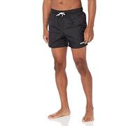 HUGO Herren Pop Logo Swim Trunks Badehose, Basic Black, L