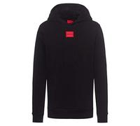 HUGO Herren Regular Fit Square Logo Jersey Hooded Sweatshirt Kapuzenpullover (1er Pack)