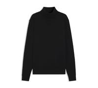 HUGO Herren Smattor Strukturierter Strick-Rollkragenpullover aus Baumwolle Schwarz001 M