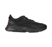 Sneaker HUGO "Sneaker Leon Runn cvpu", Herren, Gr. 41, schwarz, Obermaterial: 100% Polyester PES. Futter: 100% Polyester PES. 100% EVA EVA., Schuhe Sneaker (75844938-41) schwarz