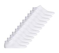 HUGO Herren Sneakersocken, 12er Pack - Uni, Baumwollmischung, Logo 43-46 Weiß
