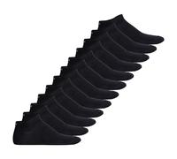 HUGO Herren Sneakersocken, 12er Pack - Uni, Baumwollmischung, Logo Schwarz / 43-46 43-46 Schwarz