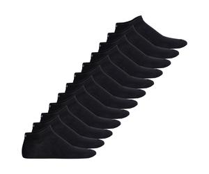 HUGO Herren Sneakersocken, 12er Pack - Uni, Baumwollmischung, Logo Schwarz / 43-46 43-46 Schwarz