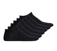 HUGO Herren Sneakersocken, 6er Pack - Uni, Baumwollmischung, Logo Schwarz 39-42