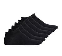 HUGO Herren Sneakersocken, 6er Pack - Uni, Baumwollmischung, Logo Schwarz / 43-46 43-46 Schwarz