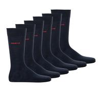 HUGO Herren Socken, 6er Pack - RS Uni CC, Kurzsocken, mittelhoch, Logo, uni Blau / 39-42 39-42 Blau