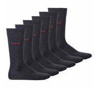 HUGO Herren Socken, 6er Pack - RS Uni CC, Kurzsocken, mittelhoch, Logo, uni Grau / 39-42 39-42 Grau