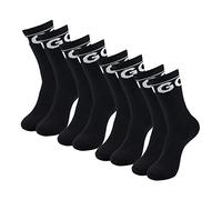 HUGO Herren Socken QS Rib Iconic CC Finest Soft Cotton 4 Paar, Farbe:Schwarz, Größe:39-42, Artikel:-001 black