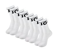 HUGO Herren Socken QS Rib Iconic CC Finest Soft Cotton 4 Paar, Farbe:Weiß, Größe:43-46, Artikel:-100 white