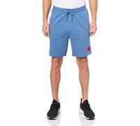 HUGO Herren Square Logo Pull on Jersey Shorts, Blue Explorer, Mittel