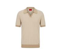 HUGO Herren Strickpullover SEEROY, beige, Gr. M