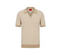 HUGO Herren Strickpullover SEEROY, beige, Gr. S