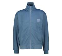 HUGO Sweatshirt aus einem Baumwoll-Mix mit Nadelzug-Streifen - Style Davronto, 50553474 Blau M