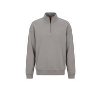 HUGO Herren Sweatshirt mit Troyerkragen DURTY244 Relaxed Fit, anthrazit, Gr. L