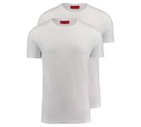 HUGO Herren T-Shirt 2er-Pack, weiss, Gr. S