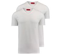 HUGO Herren T-Shirt 2er Pack, weiss, Gr. S