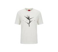 HUGO Herren T-Shirt DARISE, offwhite, Gr. M