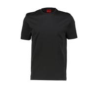 HUGO Regular Fit T-Shirt aus reiner Baumwolle Modell 'DIMERSTEE' in Black, Größe XS