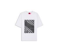 HUGO Herren T-Shirt DODGER, weiss, Gr. XXL