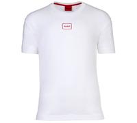 HUGO Herren T-Shirt - Laze, Rundhals, Kurzarm, Logo, Baumwollmischung Weiß / XL XL Weiß