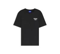 HUGO Regular-Fit T-Shirt aus Baumwolle mit Logo-Print - Style Nesptee, 50572740 Schwarz L