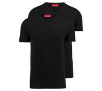 HUGO Herren V T-Shirt, per Pack Schwarz (Black 001), Small (Herstellergröße: S)