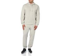 HUGO Herren-Trainingsanzug aus Baumwolle mit Center-Logo, Coconut Grey, Small