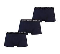 HUGO Herren Trunk Triplet Pack Boxershorts, Blau Navy, XXL