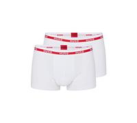 HUGO Herren Twin Pack Trunk Boxershorts, New - White100, XXL EU