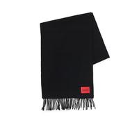 HUGO Herren Twisted Fringe Wool Scarf Schal, Himbeerrot, Einheitsgröße