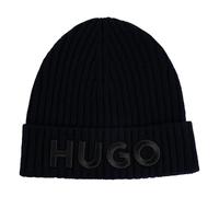 HUGO Herren Unisex-X565-7 Mütze aus Schurwolle mit Logo-Detail