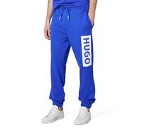 HUGO Herren Vertical Logo Cotton Sweatpants Trainingshose, Kobaltblau, Groß
