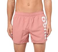 HUGO Herren Vertical Logo Swim Trunks Badehose, Old Rose, M