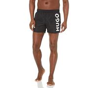 Hugo Herren Vertikalem Logo Badehose, Schwarze Kohle, XL