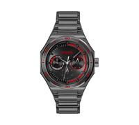 HUGO Schwarz beschichtete Uhr mit tonalem Zifferblatt - Style #GRAIL SPORT, 58244983 Grau ONESI