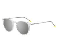 HUGO HG 1286/S Sonnenbrille, Crystal Ruthenium, 51 für Herren, Kristall Ruthenium, 51