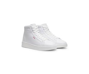 HUGO Hightop Sneakers aus Kunstleder - Style Neston_hito_pu, 50568997 Weiß 41