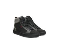 HUGO Hightop Sneakers aus Mesh und Velourslederimitat - Style Morrie_hito_nkpu, 50552659 Schwarz 41