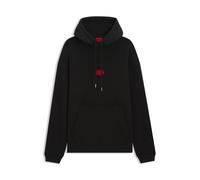 HUGO Hoodie aus Baumwoll-Mix mit Wachsstempel-Logo - Style Dilvano, 50546717 Schwarz XS